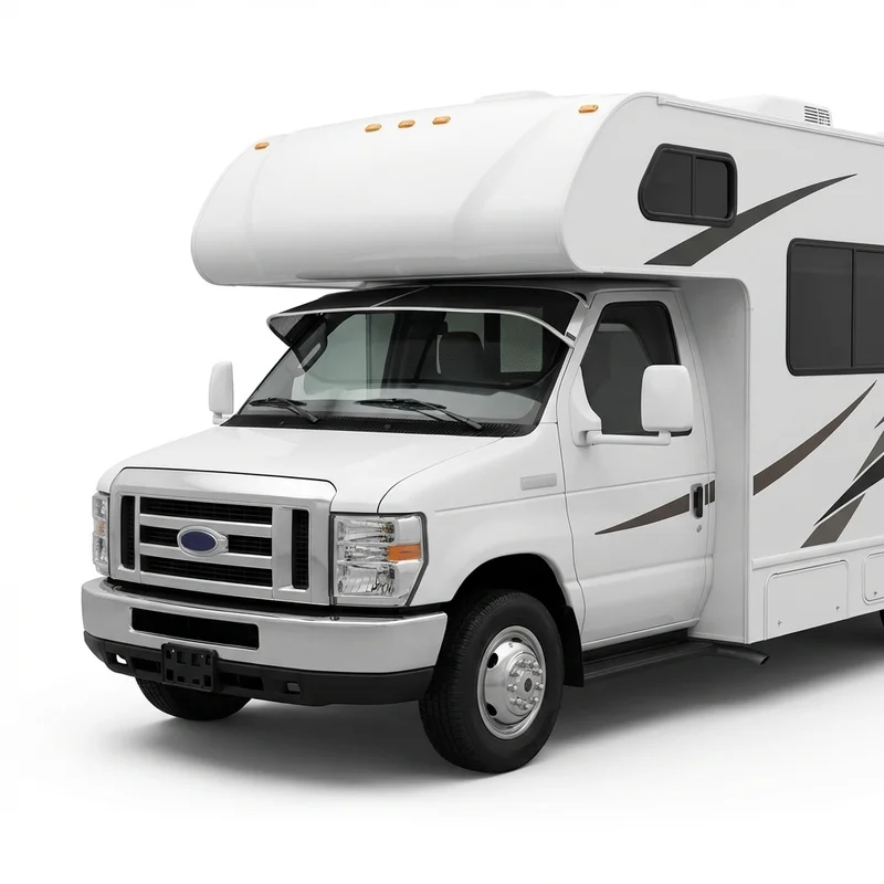 Premium Mesh Windscreen Sunvisor for Thor Motor Coach Chateau Super C (2019 - 2019) - 1