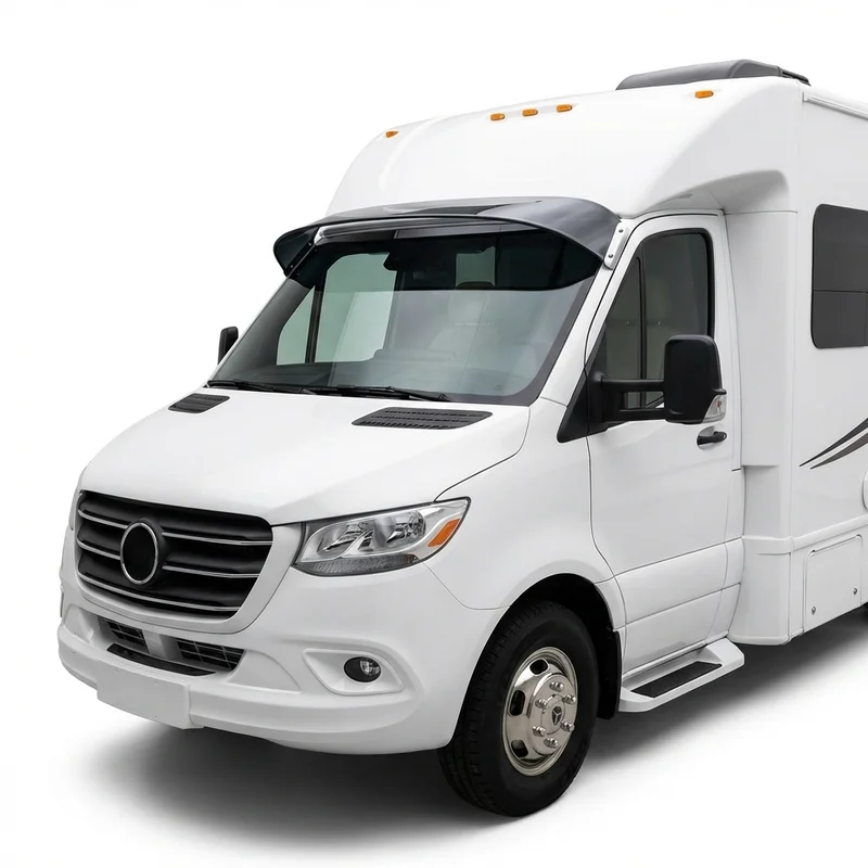 Tinted Acrylic Windscreen Sunvisor for Thor Motor Coach Citation Sprinter (2019 - 2020) - 1