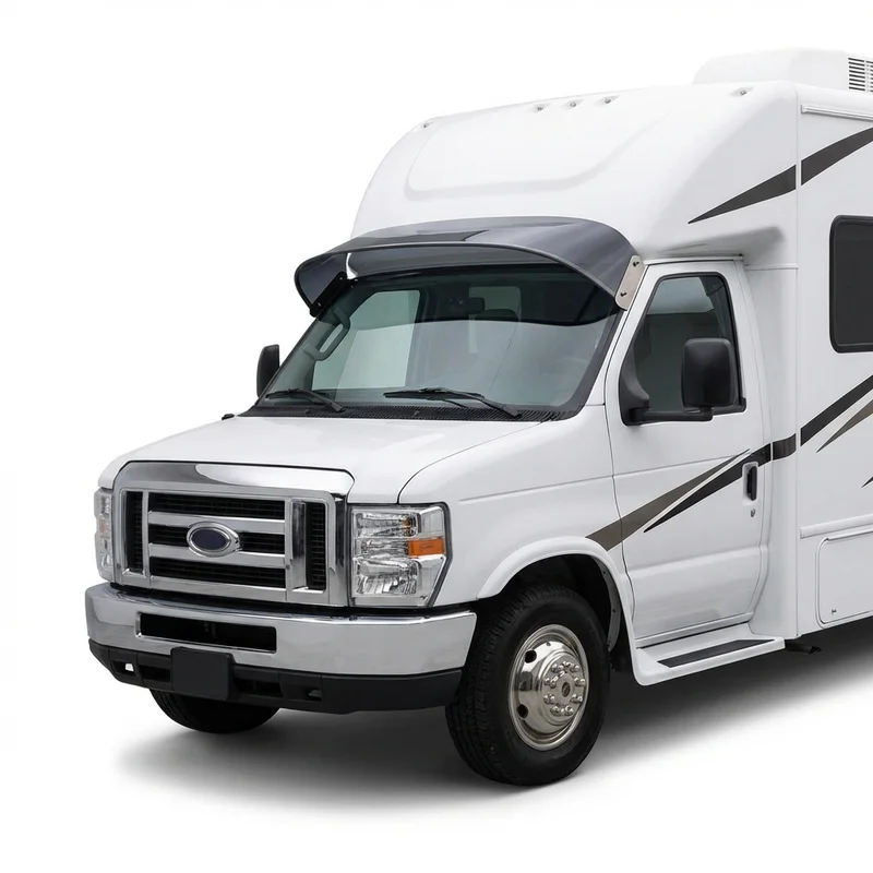 Tinted Acrylic Windscreen Sunvisor for Thor Motor Coach Four Winds Super C (2019 - 2019) - 1