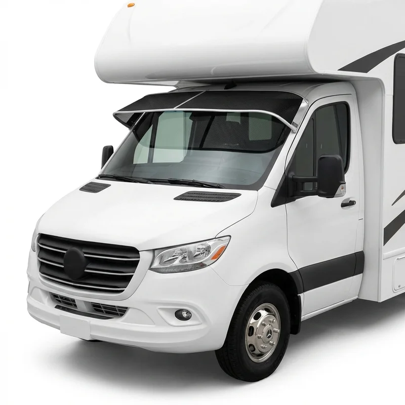 Premium Mesh Windscreen Sunvisor for Thor Motor Coach Outlaw (2021 - 2023) - 1