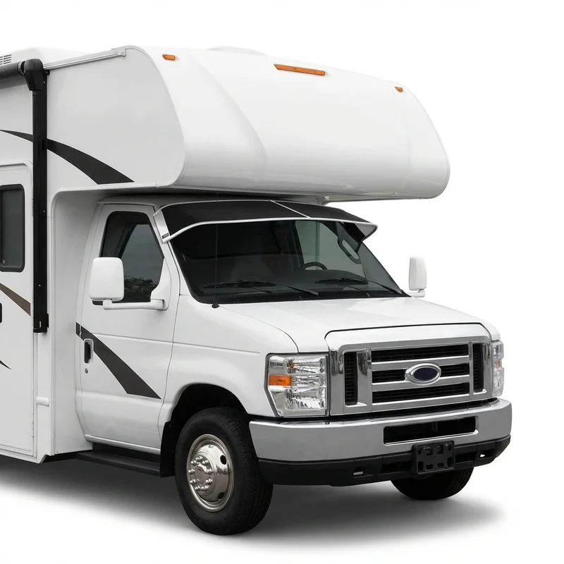 Premium Mesh Windscreen Sunvisor for Thor Motor Coach Quantum LC (2021 - 2023) - 1