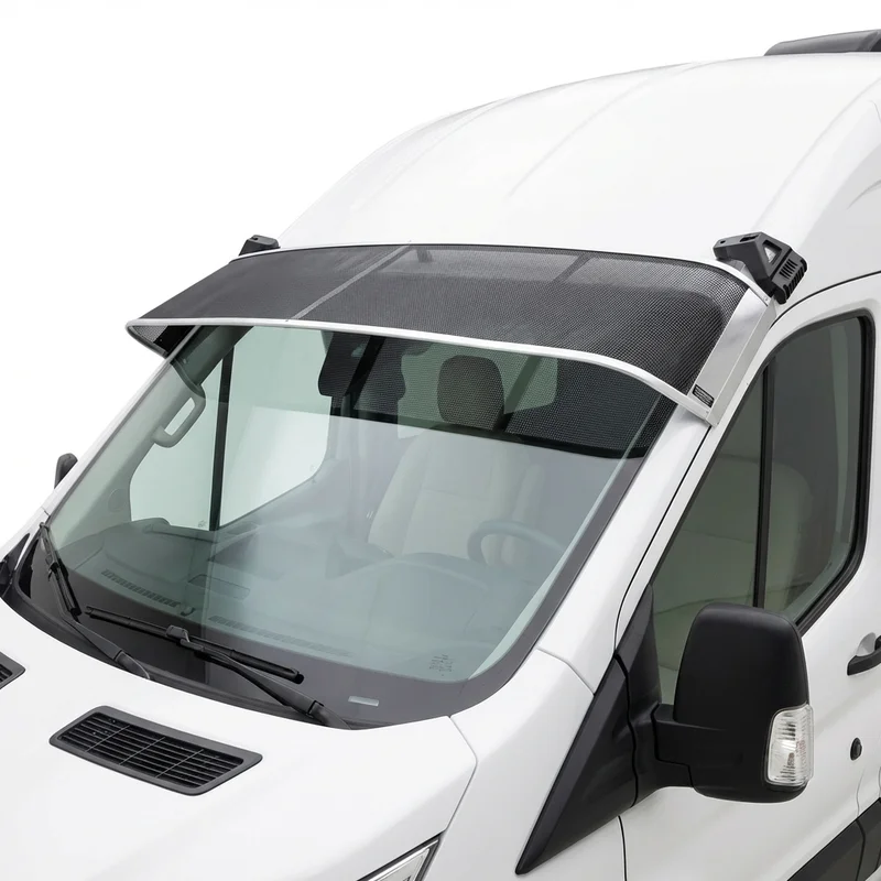 Premium Mesh Windscreen Sunvisor for Thor Motor Coach Sanctuary Transit (2023 - 2023) - 1