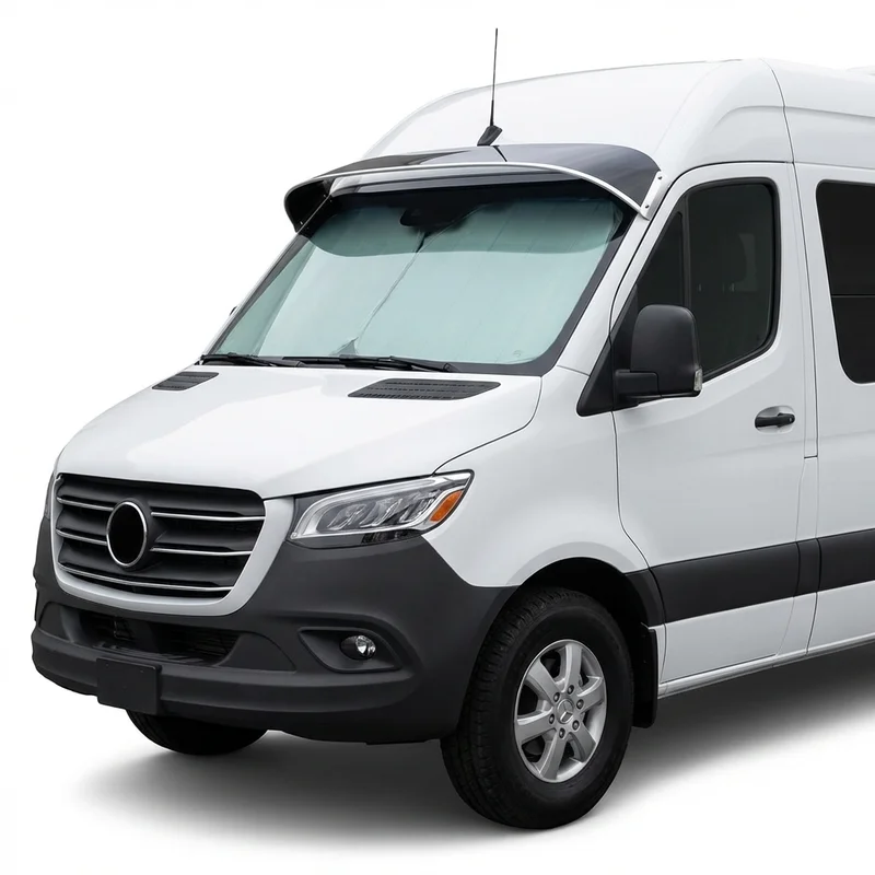 Tinted Acrylic Windscreen Sunvisor for Thor Motor Coach Tellaro (2020 - 2023) - 1