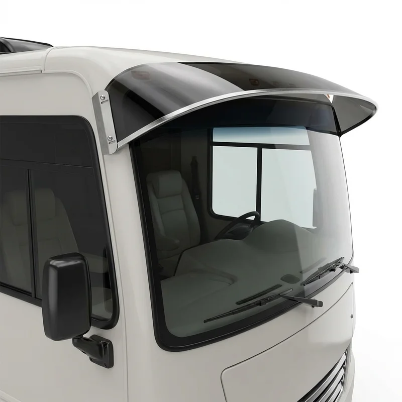 Tinted Acrylic Windscreen Sunvisor for Tiffin Allegro Red 360 (2022 - 2023) - 1