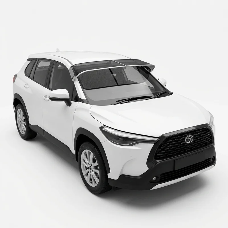 Premium Mesh Windscreen Sunvisor for Toyota Corolla Cross (2022 - 2025) - 1