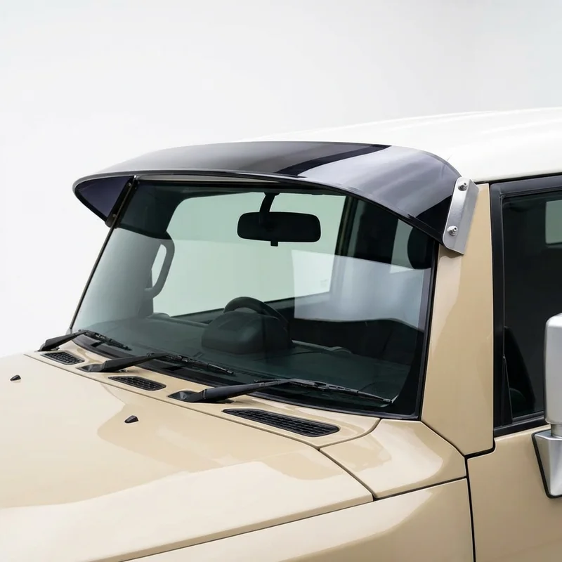 Tinted Acrylic Windscreen Sunvisor for Toyota FJ Cruiser (2007 - 2014) - 1