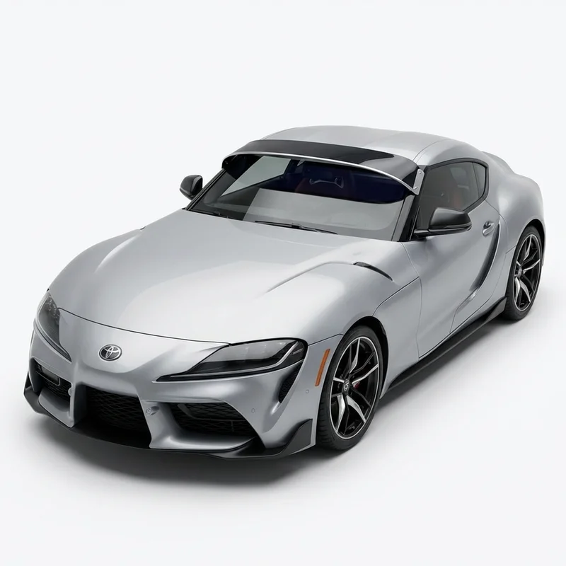 Tinted Acrylic Windscreen Sunvisor for Toyota GR Supra (2020 - 2025) - 1