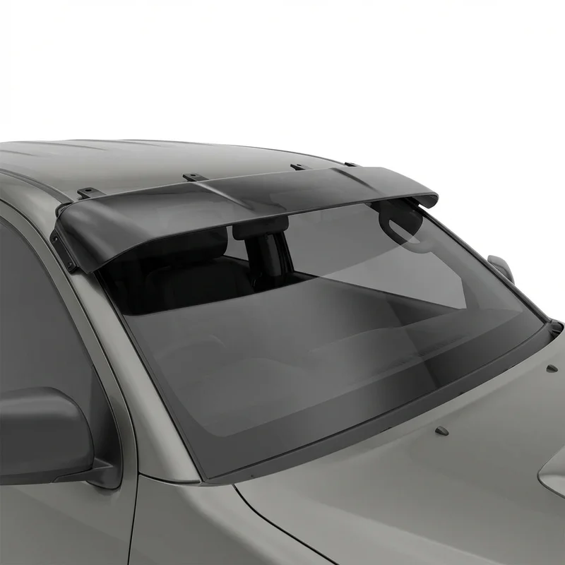 Tinted Acrylic Windscreen Sunvisor for Toyota Hilux (2004 - 2022) - 1