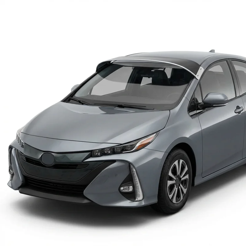 Tinted Acrylic Windscreen Sunvisor for Toyota Prius Prime (2017 - 2024) - 1