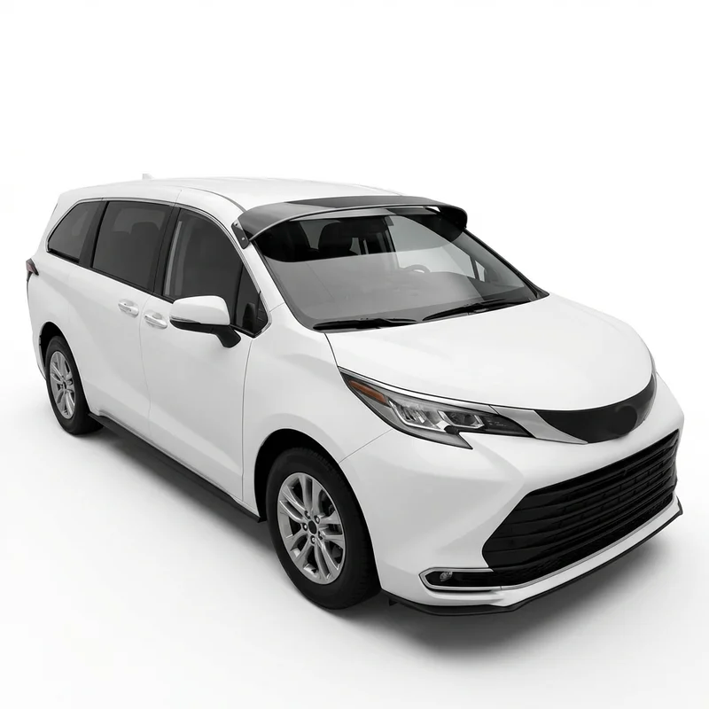 Tinted Acrylic Windscreen Sunvisor for Toyota Sienna (1998 - 2025) - 1