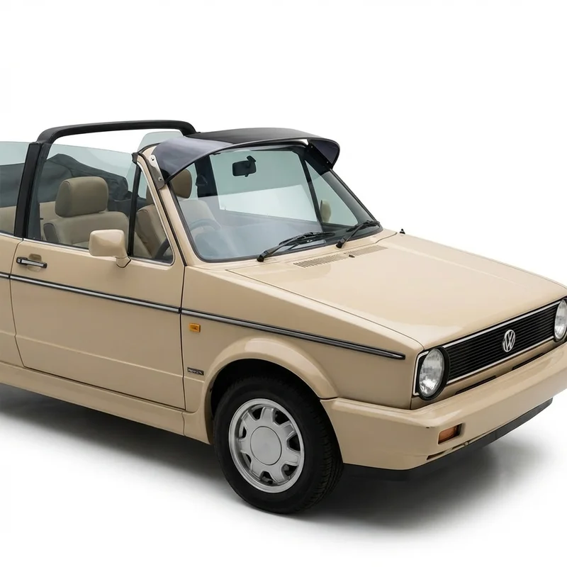 Tinted Acrylic Windscreen Sunvisor for Volkswagen Cabriolet (1985 - 1993) - 1