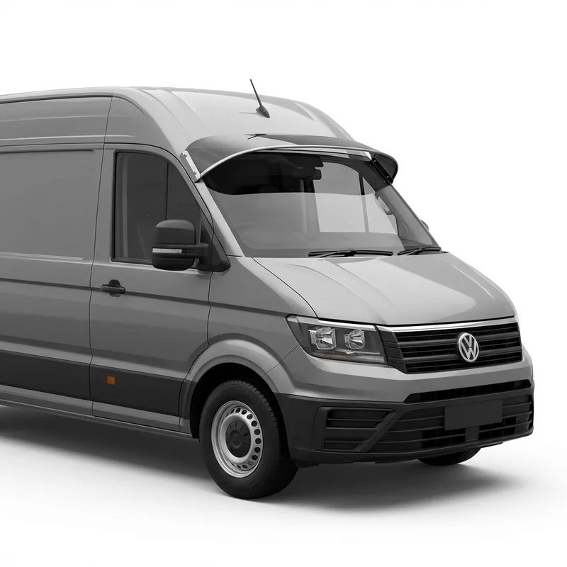 Tinted Acrylic Windscreen Sunvisor for Volkswagen Crafter Van (2008 - 2022) - 1