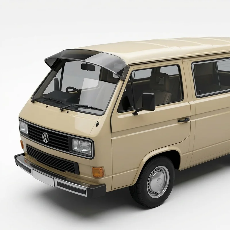 Tinted Acrylic Windscreen Sunvisor for Volkswagen Transporter (1970 - 2022) - 1