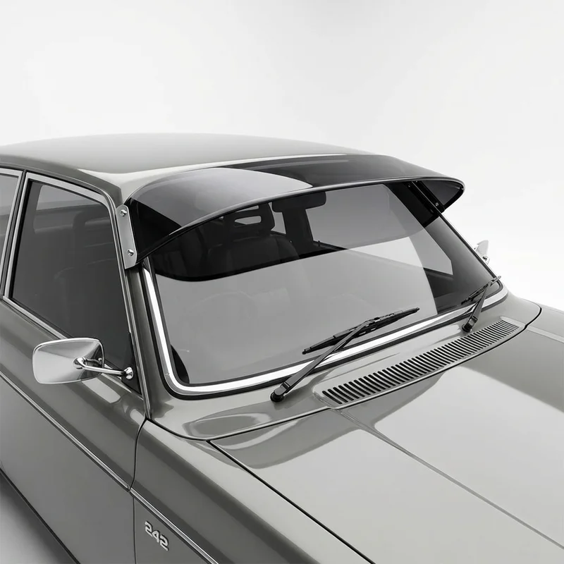 Tinted Acrylic Windscreen Sunvisor for Volvo 242 (1975 - 1984) - 1