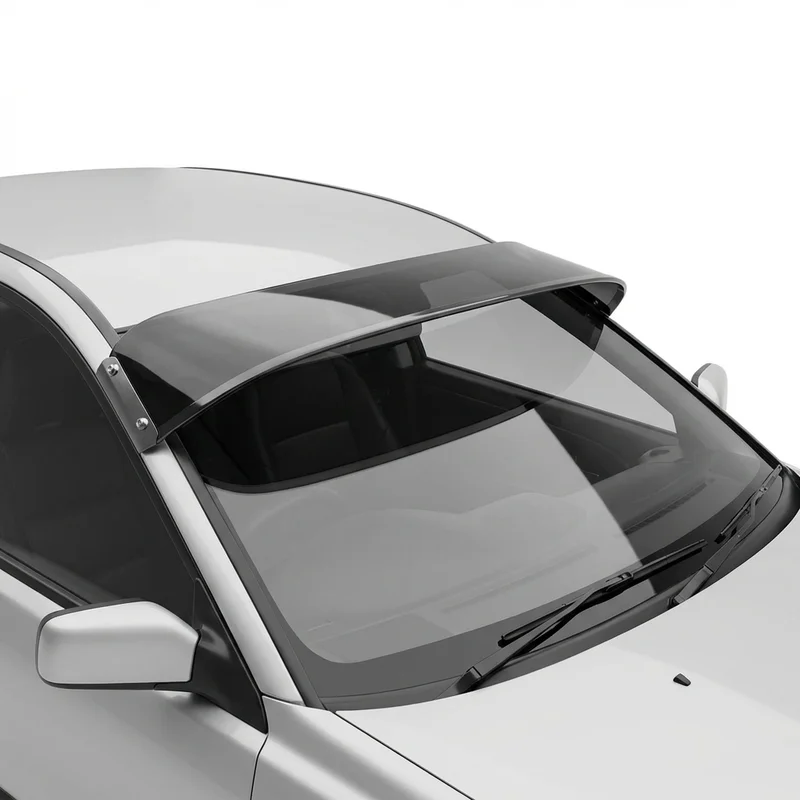 Tinted Acrylic Windscreen Sunvisor for Volvo V40 (1999 - 2019) - 1