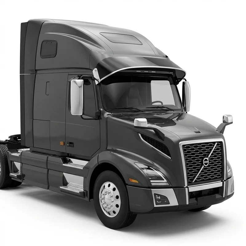 Tinted Acrylic Windscreen Sunvisor for Volvo VAH 640 (2019 - 2020) - 1