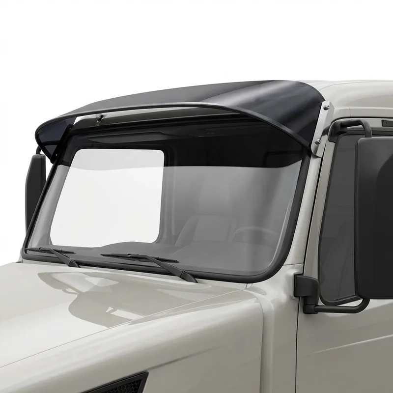Tinted Acrylic Windscreen Sunvisor for Volvo VNL 300 (2016 - 2020) - 1