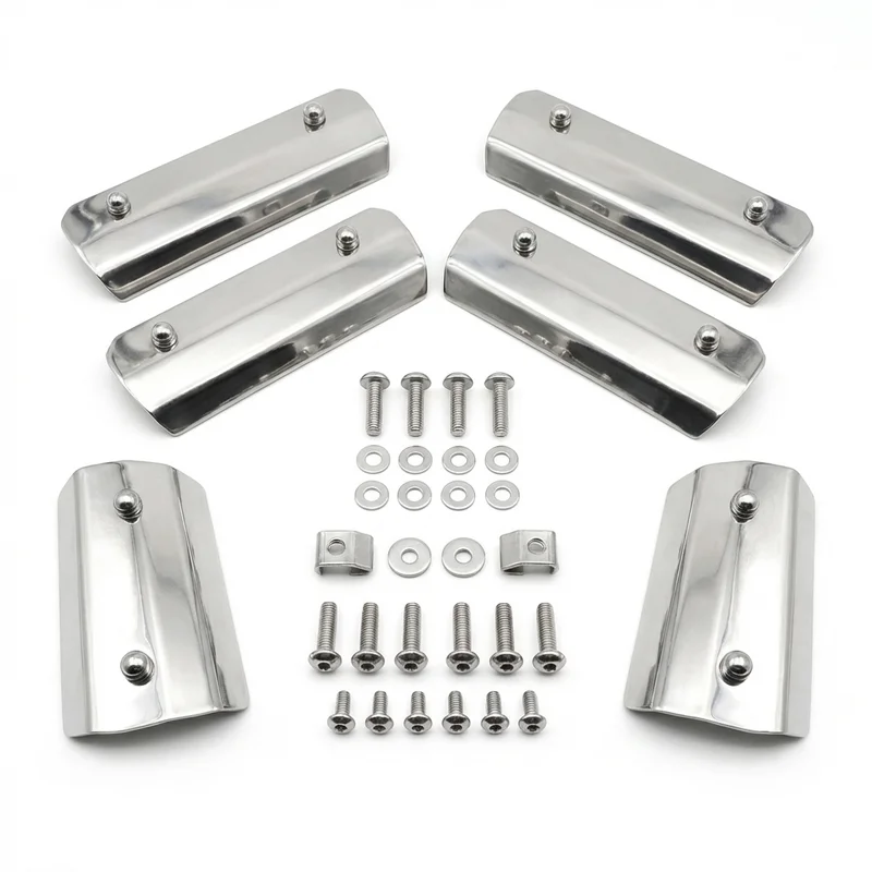 Stainless Steel Mounting Bracket Kit for Western Star 4700SF (2012 - 2020) - 1