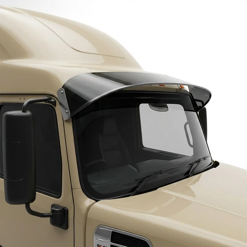 Tinted Acrylic Windscreen Sunvisor for Western Star 47X (2023 - 2025) - 1