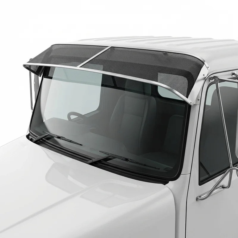 Premium Mesh Windscherm Zonneklep voor Western Star 4800 (1985 - 2002) - 1