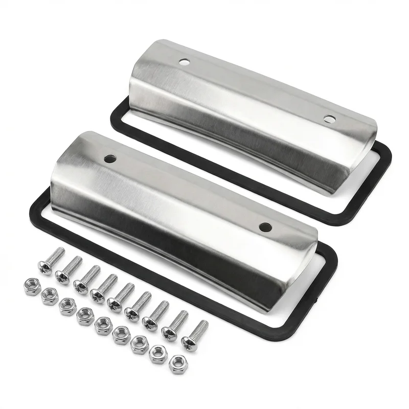 Stainless Steel Mounting Bracket Kit for Western Star 5900 (1989 - 2001) - 1