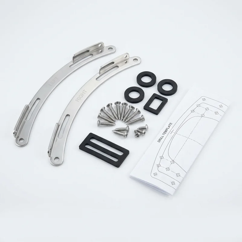 Stainless Steel Mounting Bracket Kit for Winnebago Navion (2019 - 2022) - 1