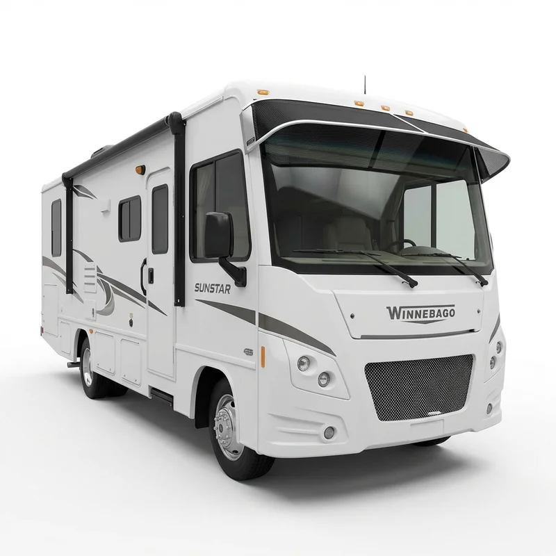 Premium Mesh Windscreen Sunvisor for Winnebago Sunstar (2019 - 2022) - 1