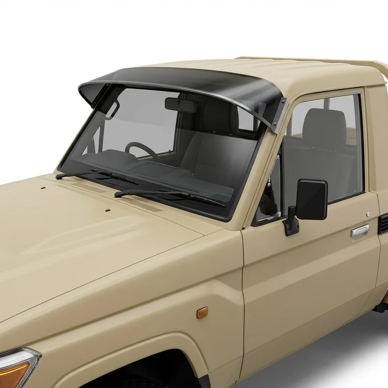 Tinted Acrylic Windscreen Sunvisor for Workhorse FasTrack FT1461 (2002 - 2005) - 1