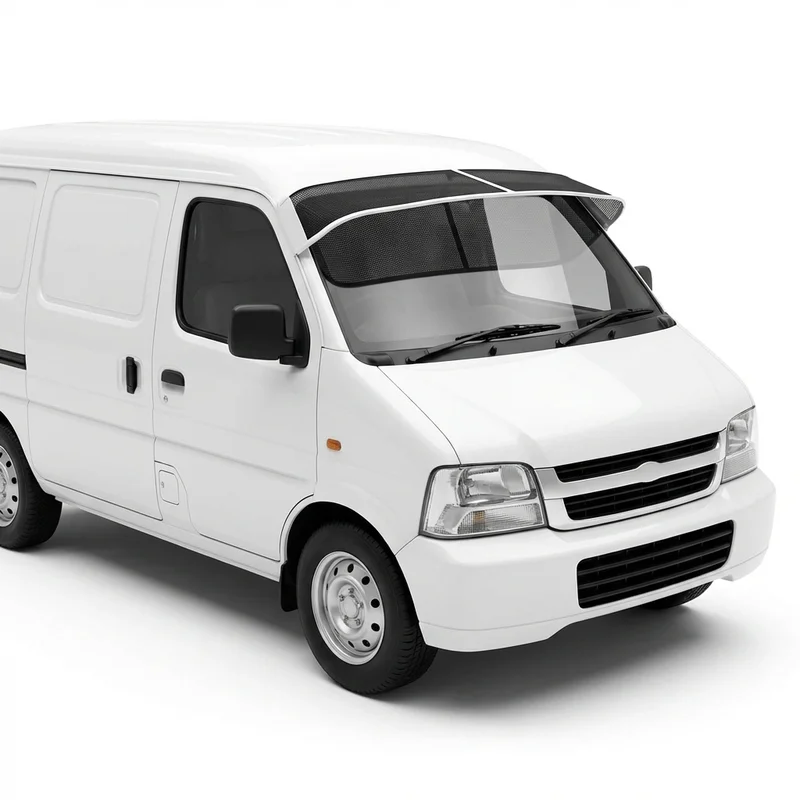 Premium Mesh Windscreen Sunvisor for Workhorse FasTrack FT1801 (2002 - 2005) - 1