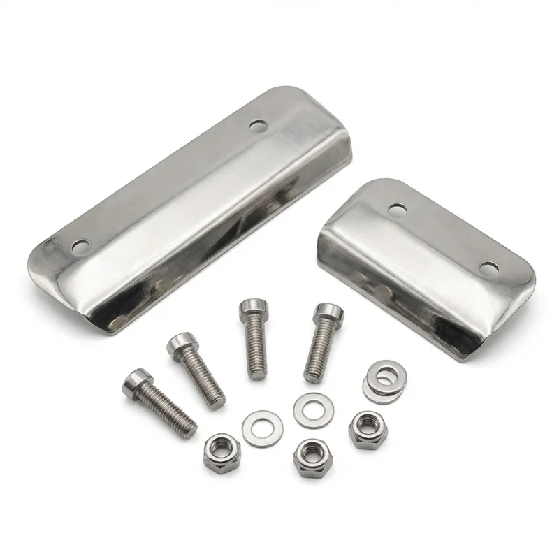 Stainless Steel Mounting Bracket Kit for Yugo GVX (1987 - 1989) - 1
